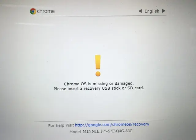 Wiederherstellung von Chrome OS