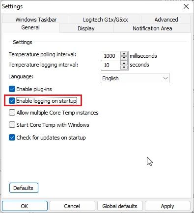 Überwachen Sie die Prozessortemperatur in Windows 11 mit Kerntemperatur