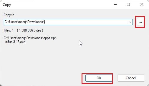 2. Dekomprimieren Sie die Dateien in Windows 11 mit Hilfe von 7-Zip