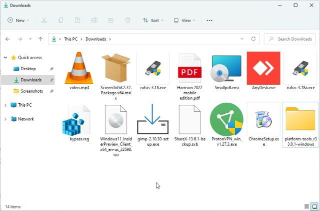 Öffnen Sie die Dateierweiterungen für Windows 11 ab dem Dateiexplorer