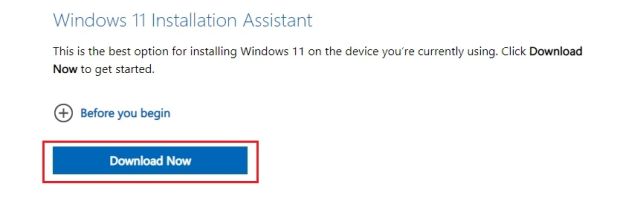 Installer für Windows 11 2022 mit Installationsassistenten