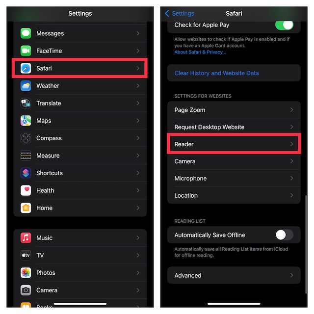 Personnaliser le mode Safari Reader sur iOS