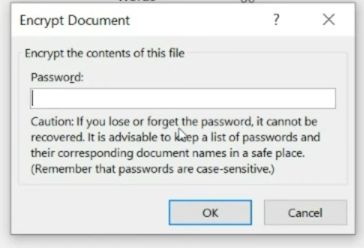 Verschlüsseln Sie die Dokumente von Microsoft Office