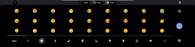 Obtenir des emojis sur un Chromebook à écran tactile