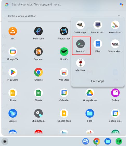 Aktuelles Linux auf Ihrem Chromebook
