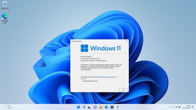 Installation von Windows 11 22H2 auf Ihrem PC