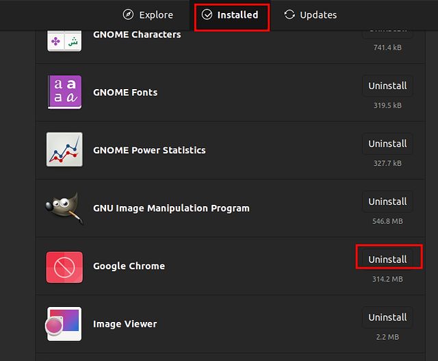 Deinstallieren Sie Google Chrome von Ubuntu