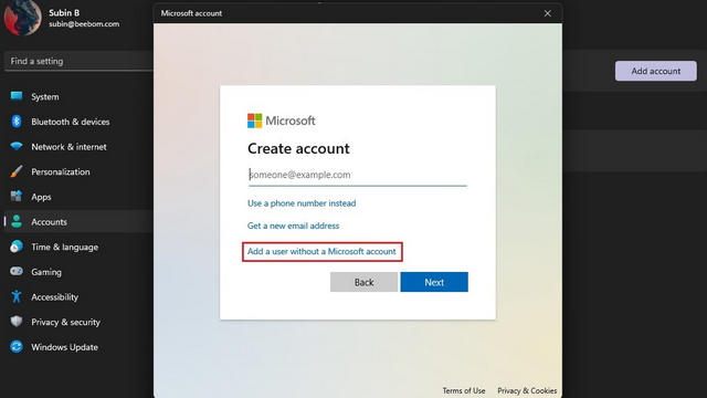 Fügen Sie einen kostenlosen Microsoft-Benutzer hinzu