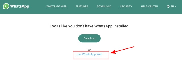 utiliser WhatsApp Web pour envoyer des messages à des non-contacts